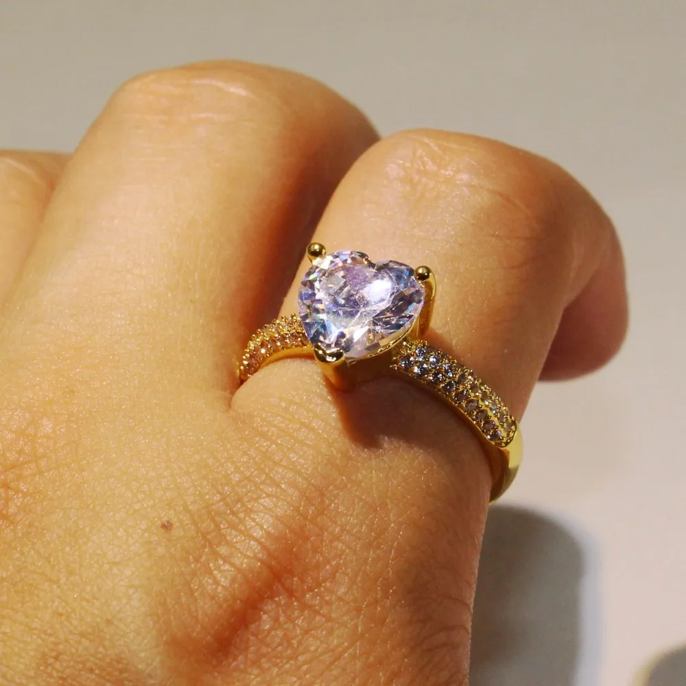 Женское кольцо из серебра 925 пробы с фианитом|Кольца| |