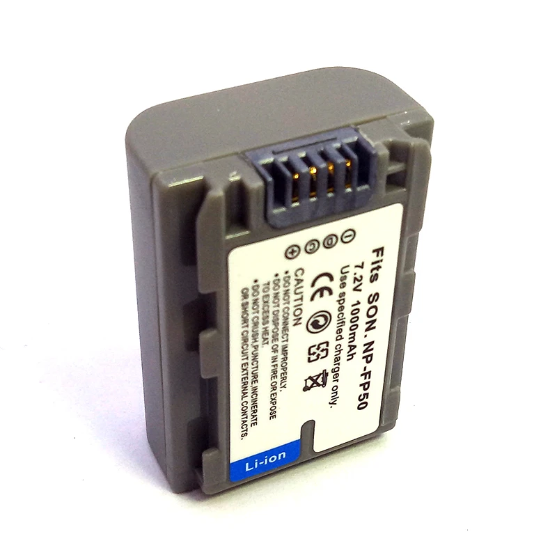 Цифровой аккумулятор NPFP50 FP51 для камеры Sony DCR HC39E HC40 HC41 HC42 HC46 HC65 HC85 HC96 SR100 SR40 SR60 SR80 DCR-30