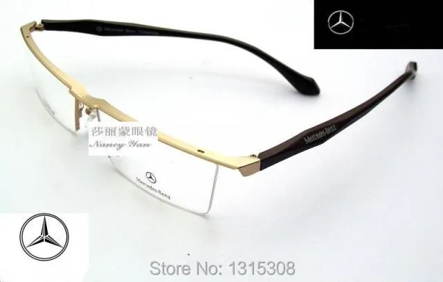 Brand Name Designer prescription eyeglasses half rimless Oculos for men optical myopia frame eyewear clear glasses 2014 new | Аксессуары