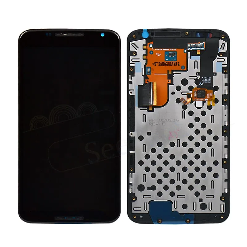 ЖК дисплей для Motorola Nexus 6 XT1100 XT1103 сенсорный экран дигитайзер в сборе с рамкой 100%