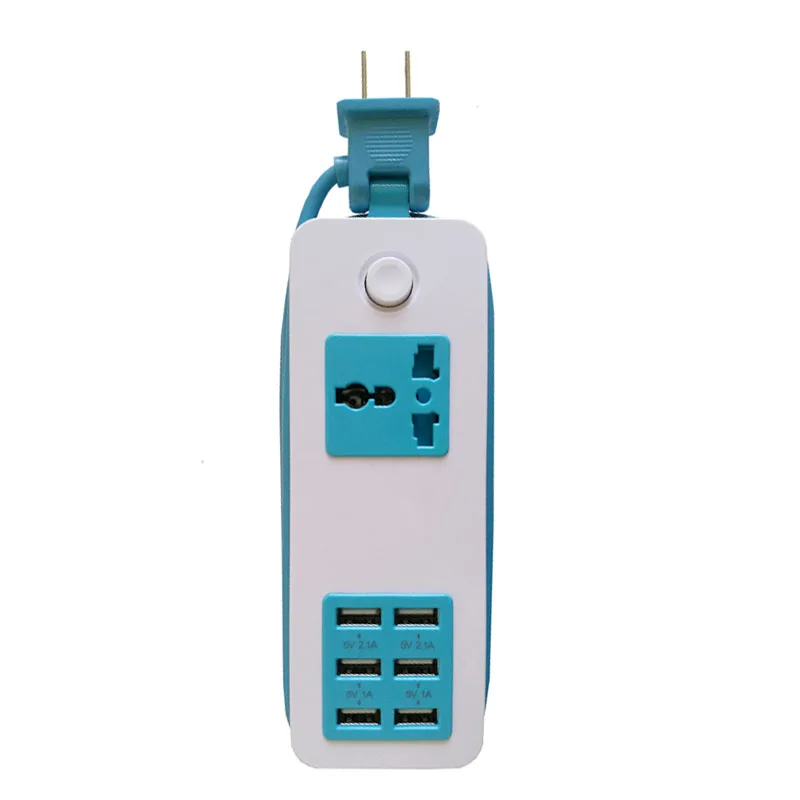 6 Way Multi USB хаб мобильного телефона Зарядное устройство 5 В 6A eu/us/uk/au стены AC зарядка