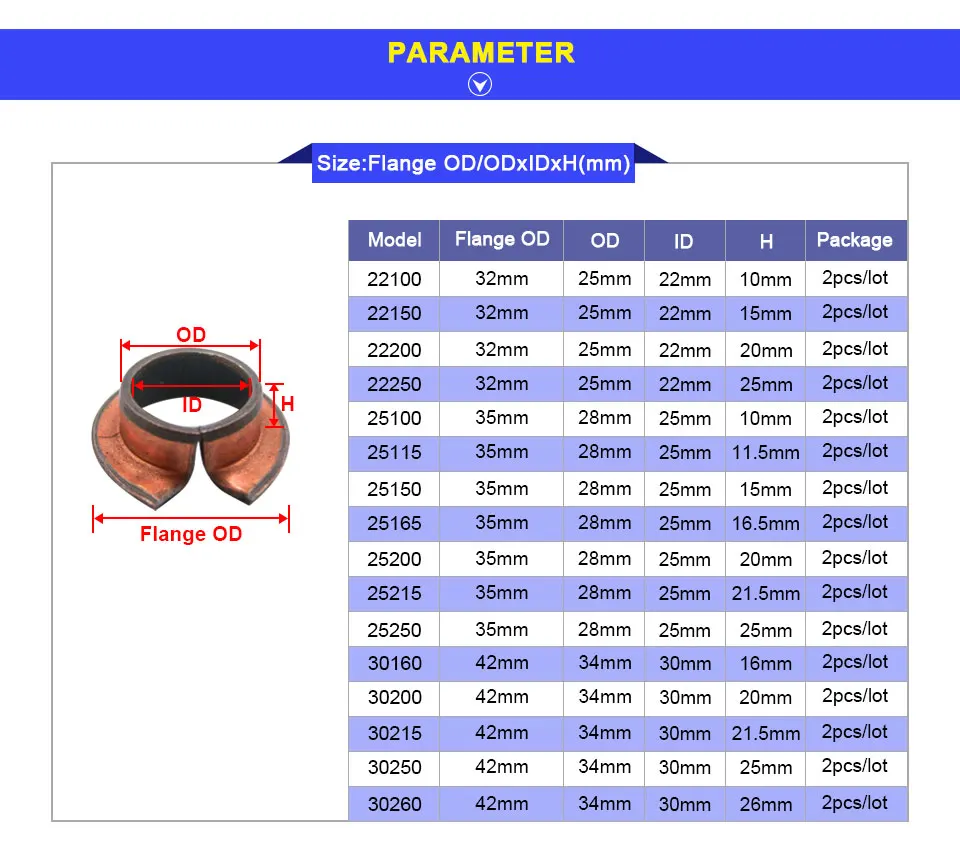 LUPULLEY SF1-F фланец безмасляный Подшипник Втулки SF1-F22100 SF1-F25150 SF1-F30260 самосмазывающиеся композитные фланцевые подшипники