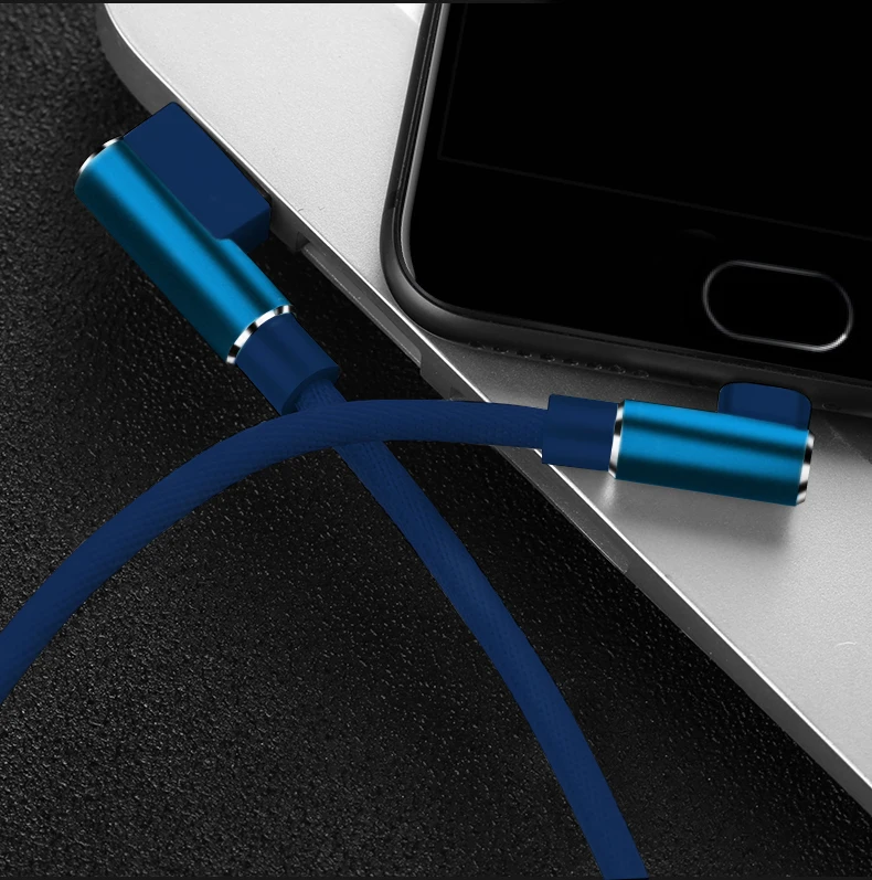 1 m 2 m 3M usb кабель с углом 90 градусов Тип usb C кабель для зарядного устройства для samsung Galaxy S9 S8 Plus Note 8 9 происхождения USB-C для быстрой зарядки и передачи данных длинный провод шнур