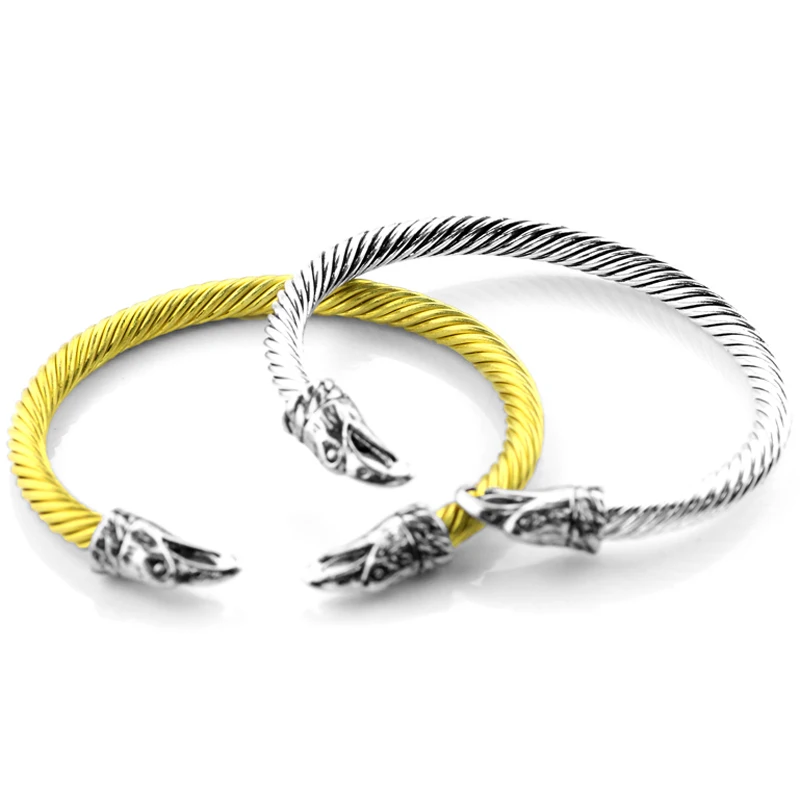 Free Ship Norse viking Bracelet Antique silver and Bronze Jewelry Viking Bangle Men Women Punk Cool Religion | Украшения и