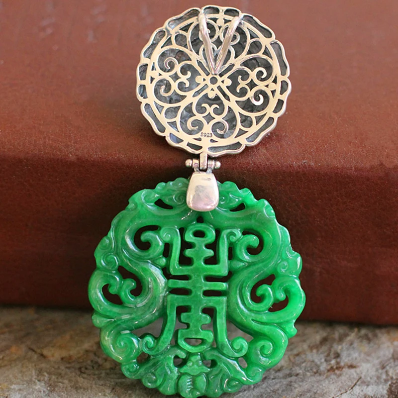 Женское ожерелье из серебра 100% пробы в этническом стиле | Украшения и аксессуары