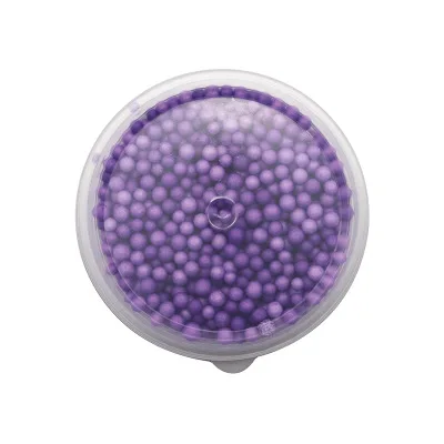 Purple Пушистые пенопластовые бусины дополнение для слизи амулеты красочные пенопластовые шарики DIY наполнитель для поставки слаймов мини мягкие Бусины Декор для слизи - Цвет: Purple