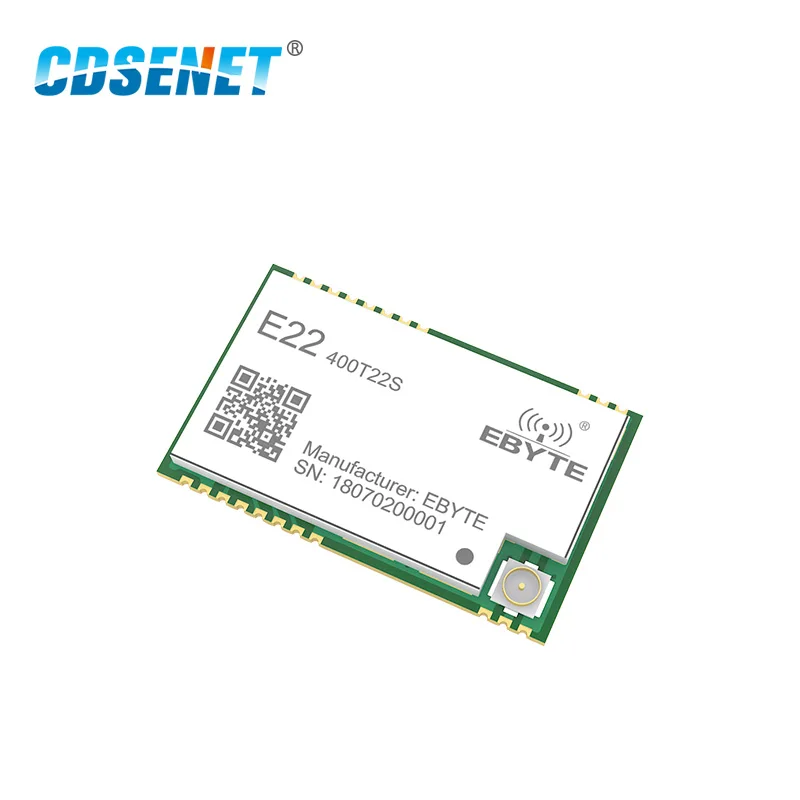 E22 400T22S SX1262 SX1268 UART LoRa Net work RSSI беспроводной трансивер 22 дБм 433 МГц SMD IPEX Печать
