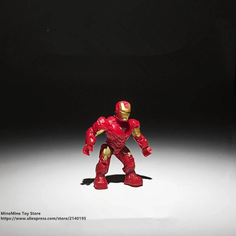 DISNEY Marvel Мстители Железный человек 5 см фигурка осанки коллекция украшений аниме