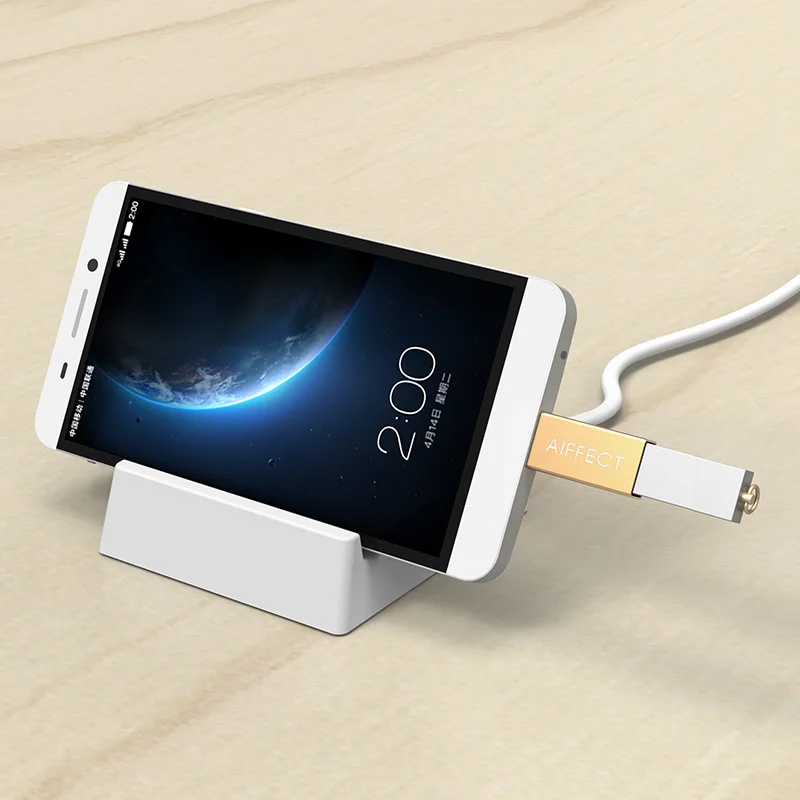 AIFFECT 2 шт type C к USB 3 0 тип A адаптер OTG | Мобильные телефоны и аксессуары