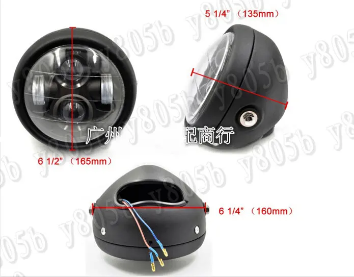 Светодиодная фара для мотоцикла с креплением Honda Rebel CMX 250 CA125 450 Gold Wing GL1500 GL1800 SHADOW ACE