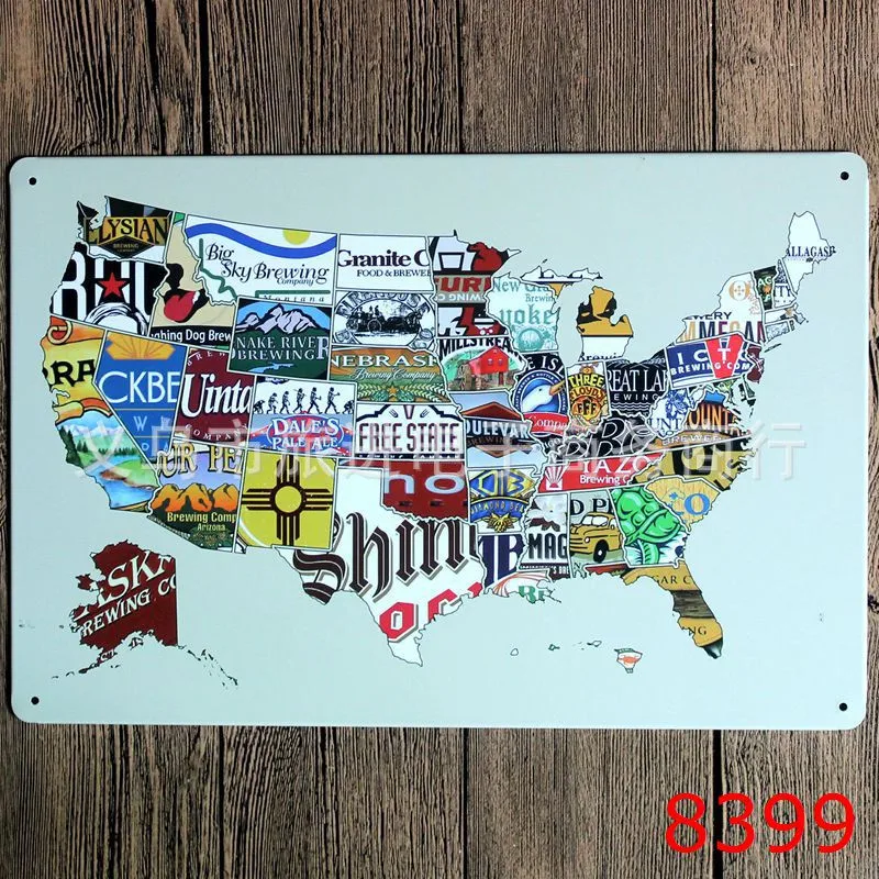 Карта мира в стиле ретро|plaque decorative|plaque signsign plate |