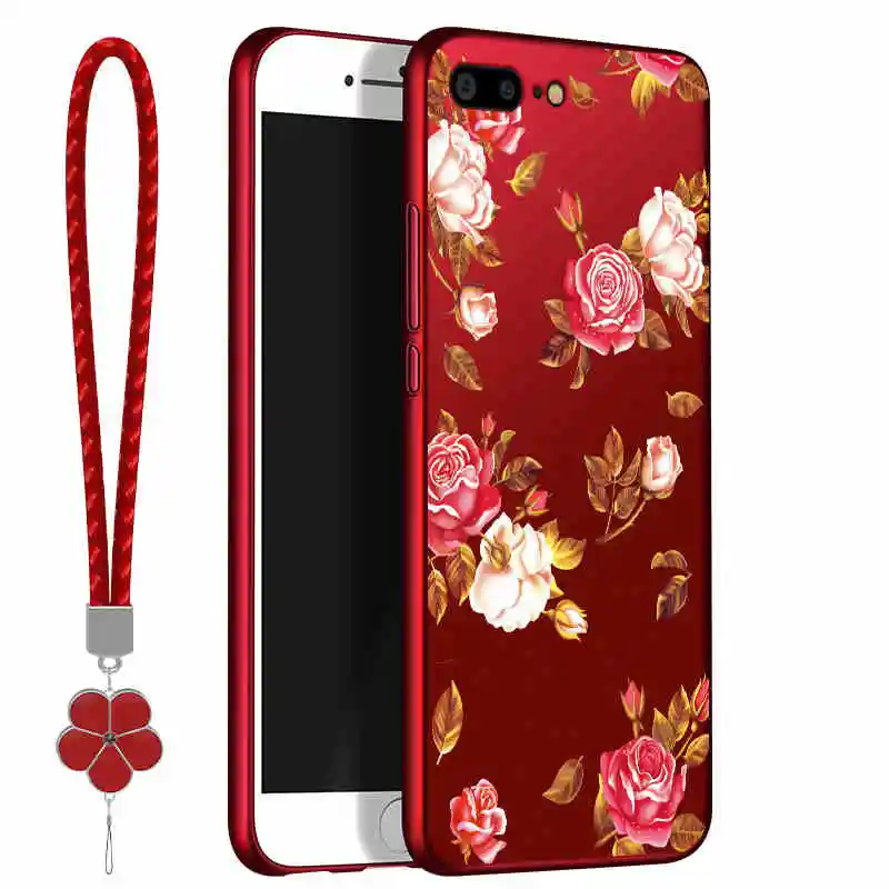 Золотые листья пион peach blossom Lucky трава ремень с подставкой держатель мягкий чехол