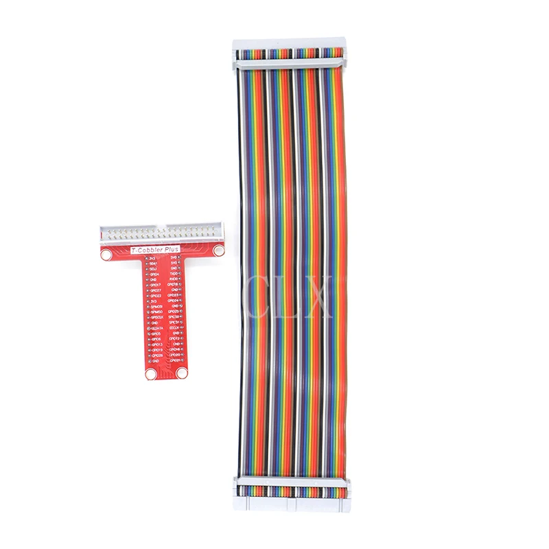 Raspberry Pi 40 Pin удлинитель + контактный GPIO кабель Линия для 4B / 3B 3 оранжевый