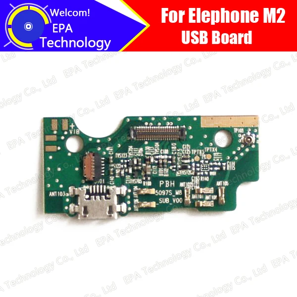 Usb плата Elephone M2 + микрофон 100% оригинальный новый USB разъем Замена в сборе
