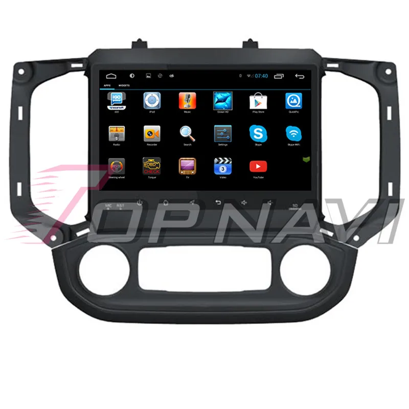 Автомобильный аудиоплеер Topnavi Android 7 1 Автомагнитола для Chevrolet S10 2017-стерео