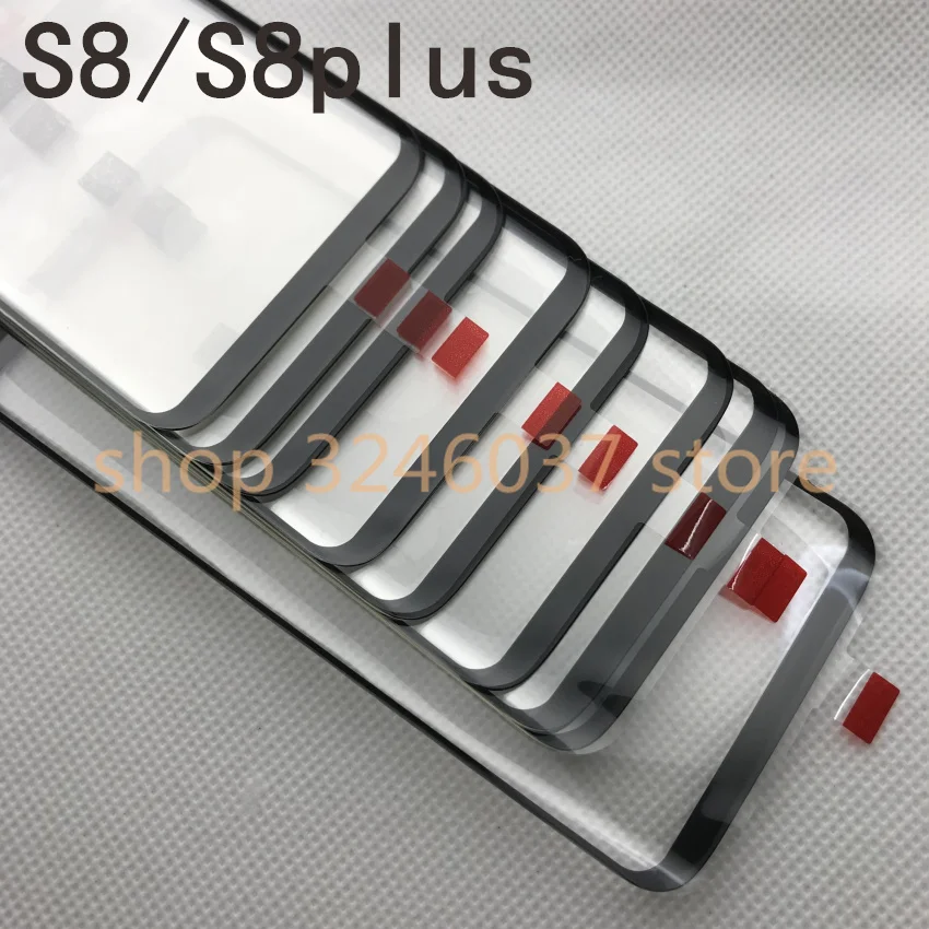 s8 edge передний Внешний стеклянный объектив Замена для samsung Galaxy s8 G950 S8 plus g955 lcd сенсорный экран+ клей+ Инструменты