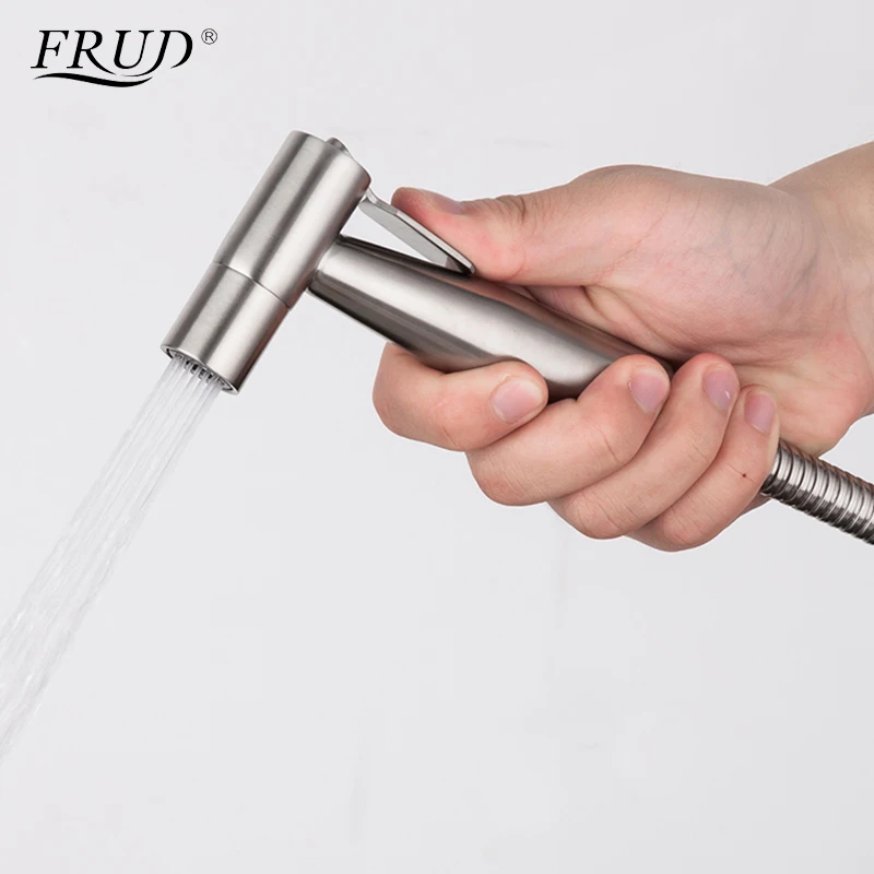 FRUD топ из нержавеющей стали Смесители Для Биде Ванная комната Душ кран биде гигиенический душ для унитаза Douche комплект биде кран матовый ducha higienica