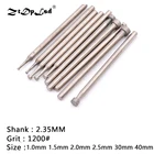 1 шт. 2,35 мм хвостовик алмазный шлифовальный наконечник игла сверло точка гравировка резьба полировка стекла нефрита камня сверла плоская головка