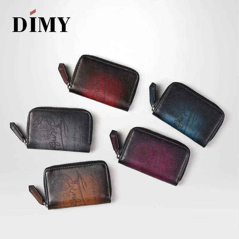 DIMY мужские кожаные кошельки для ключей Бизнес Мода крючки сумка портмоне слоты