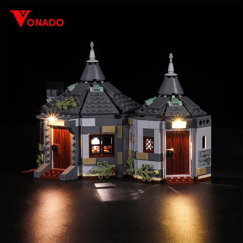 Vonado светодиодный светильник для Гарри Поттера Hagrid's CottageSet совместим с 75947