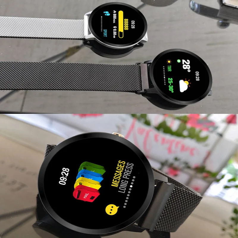 Смарт часы SENBONO V11 с защитой класса IP67 закаленным стеклом и