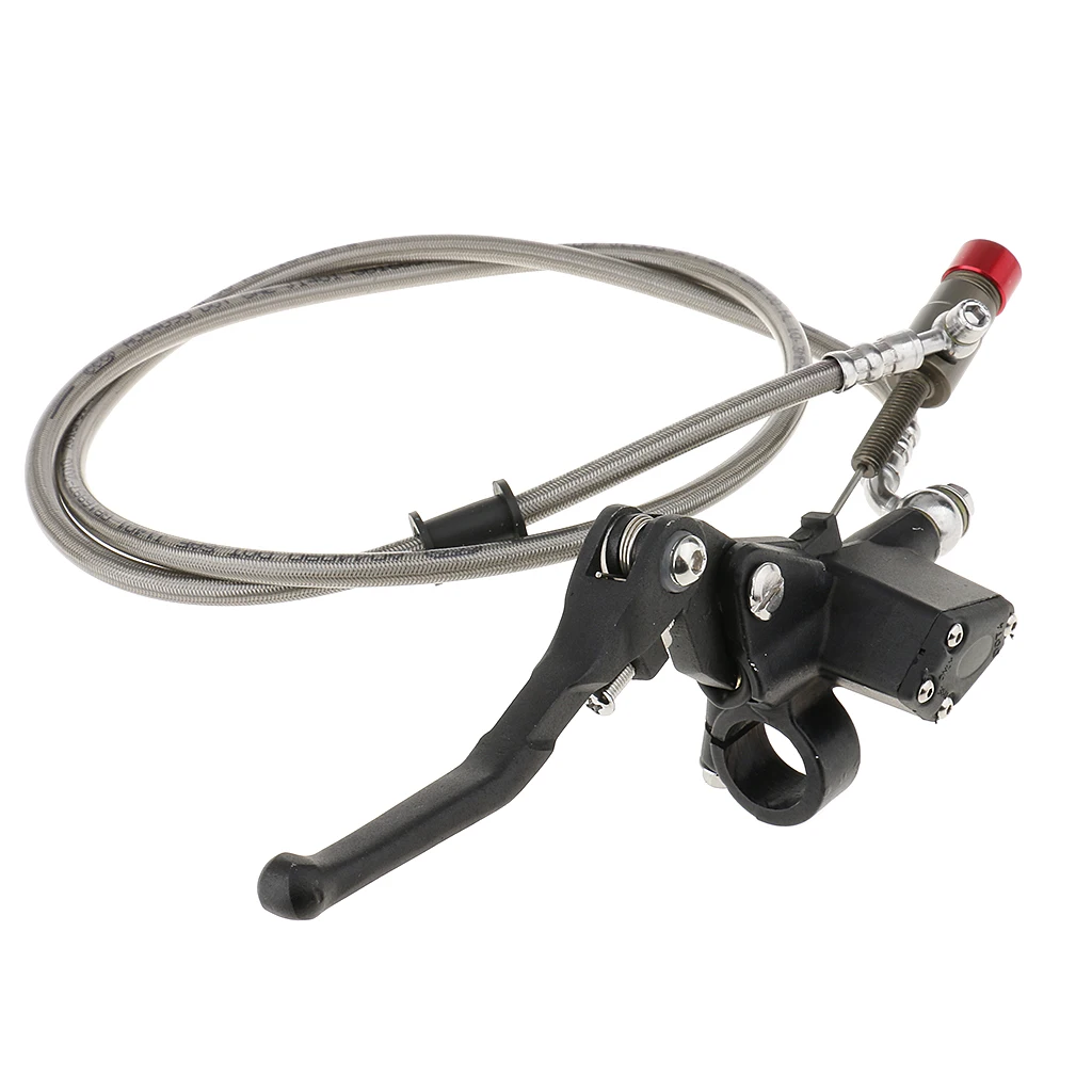

7/8'' Motorcycle Dirt Pit Bike ATV Left 1200mm Hydraulic Brake Clutch Lever Master Cylinder Motor Body Parts Knitting Oil Hose