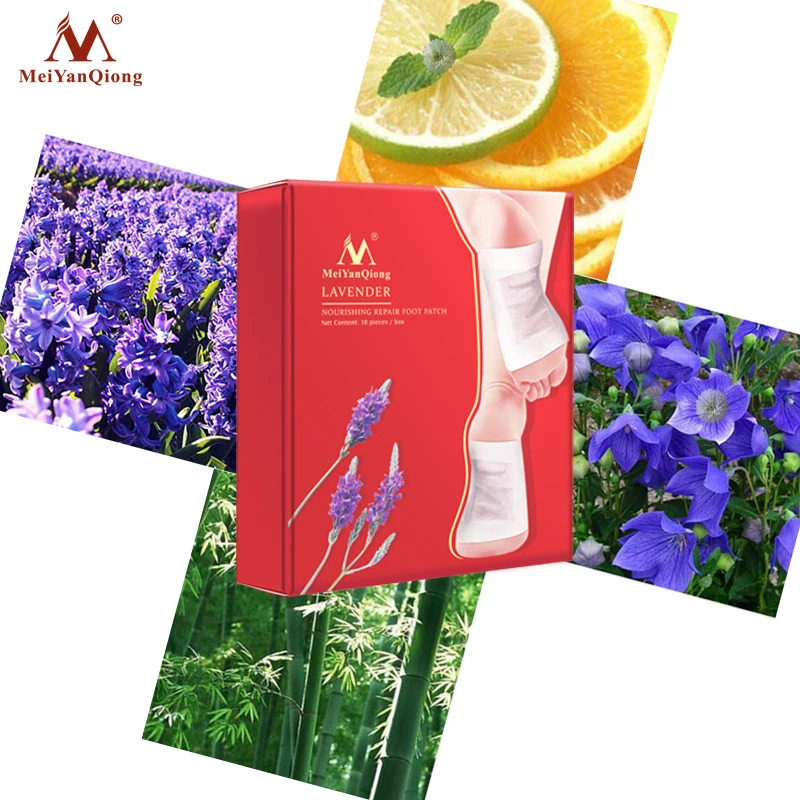 

MeiYanQiong Detox Foot Patches Pads Improve Sleep Quality Slimming Patch Loss Weight Care herbal Nourishing Repair