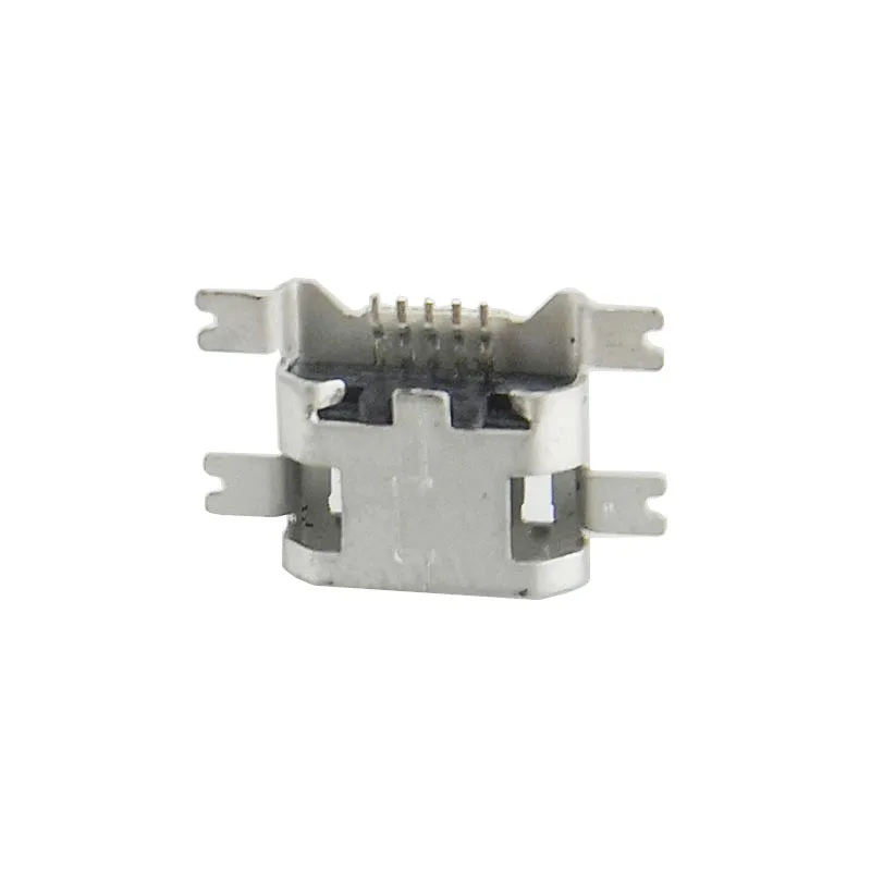 50 шт 100 4 фута плоский SMT 5 Pin разъемы Женский Micro USB разъем ПОРТ Jack Sockect клеммы