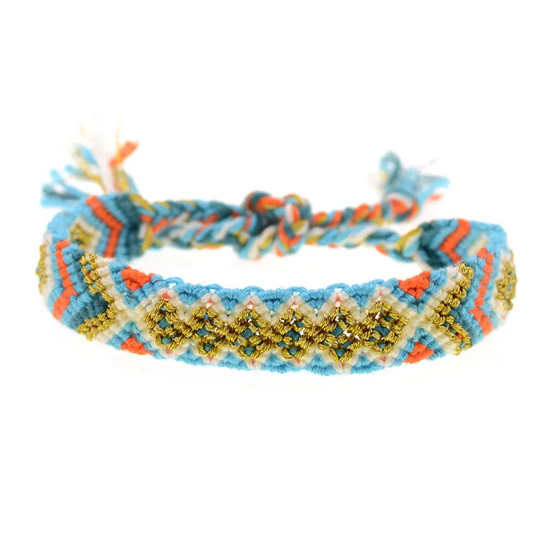 WELLMORE BOHO стильные браслеты для женщин ручной работы из хлопка очаровательные