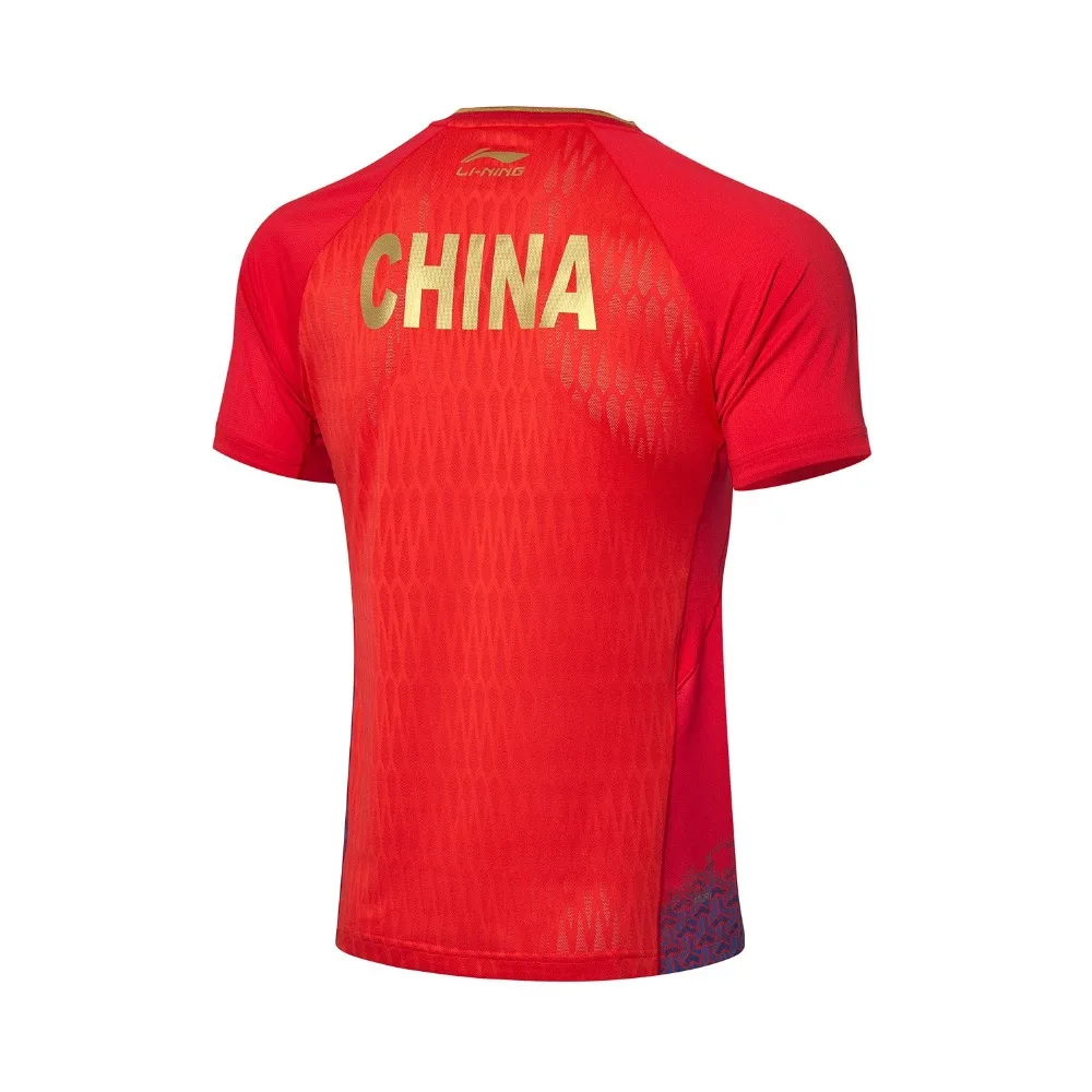 Li Ning мужской костюм для соревнований по настольному теннису национальная
