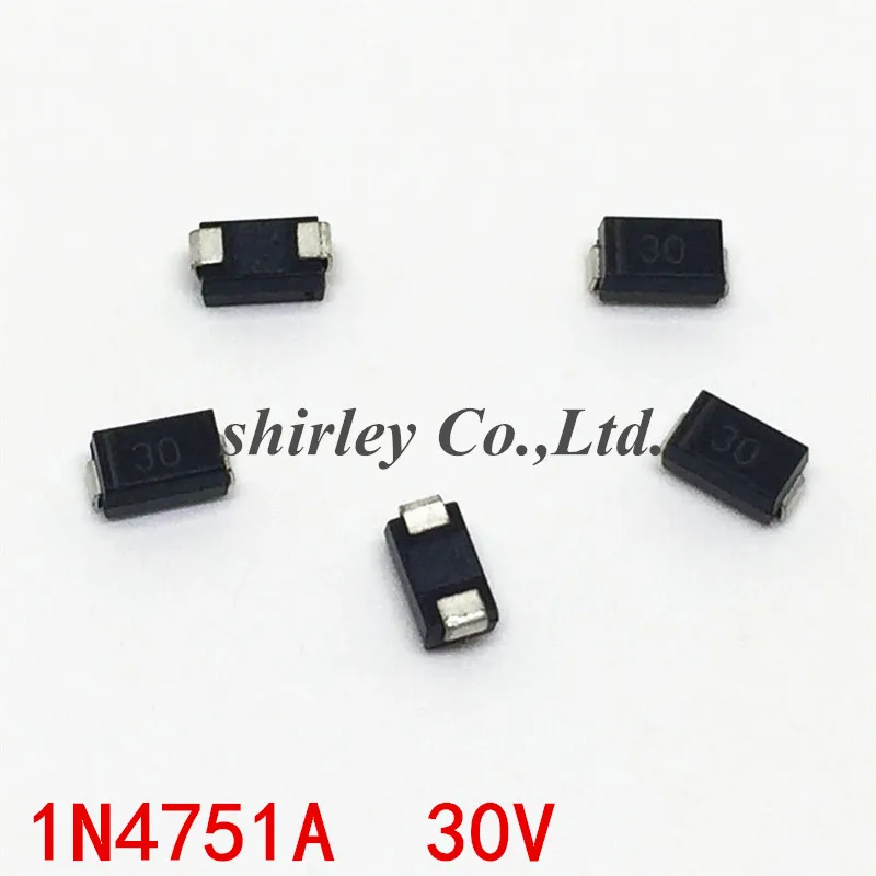 Бесплатная доставка 10 шт. стабилизаторы/Стабилизаторы напряжения 1N4751A SMA 100%