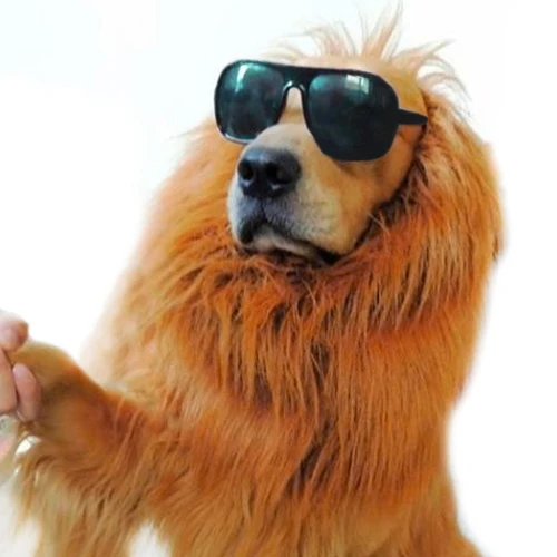 Крутой питомец собака кошка парик льва грива продукт волос фестиваль партии