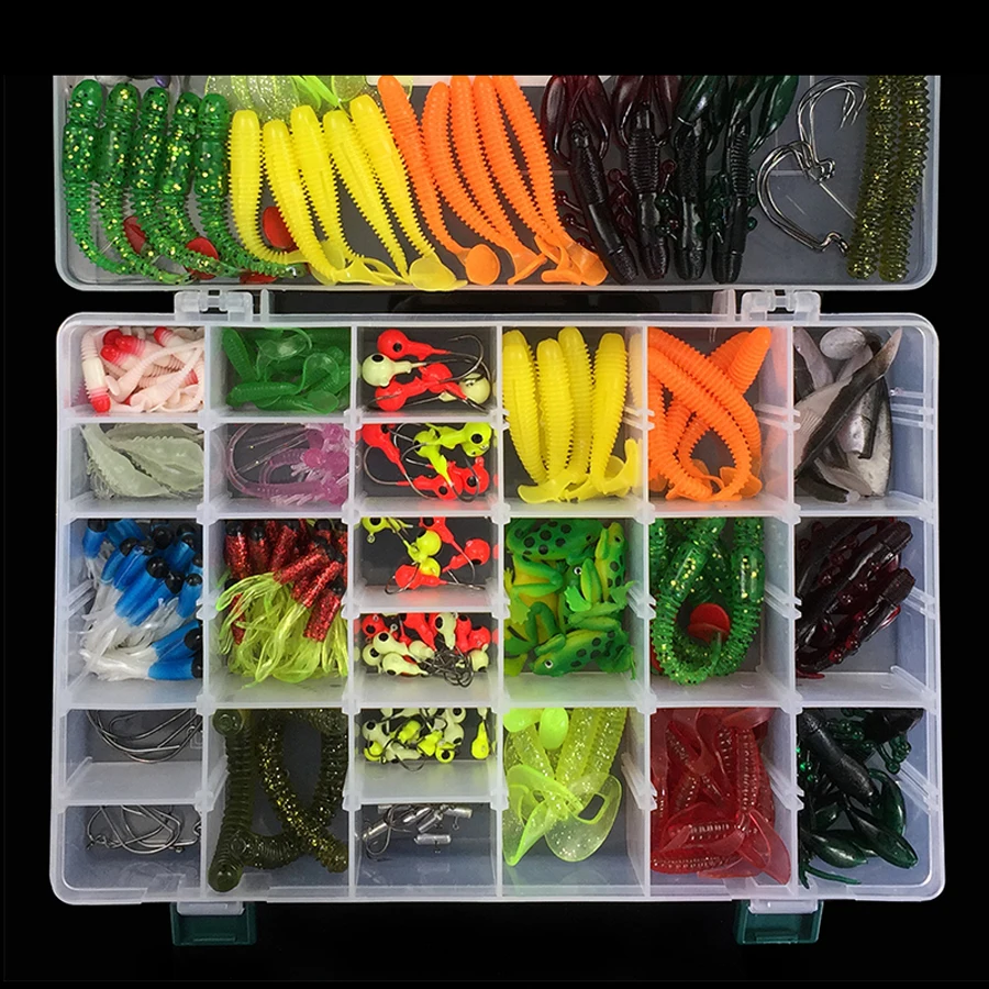 301 шт./кор. набор рыболовных приманок с большим блесна для ловли нахлыстом жесткие