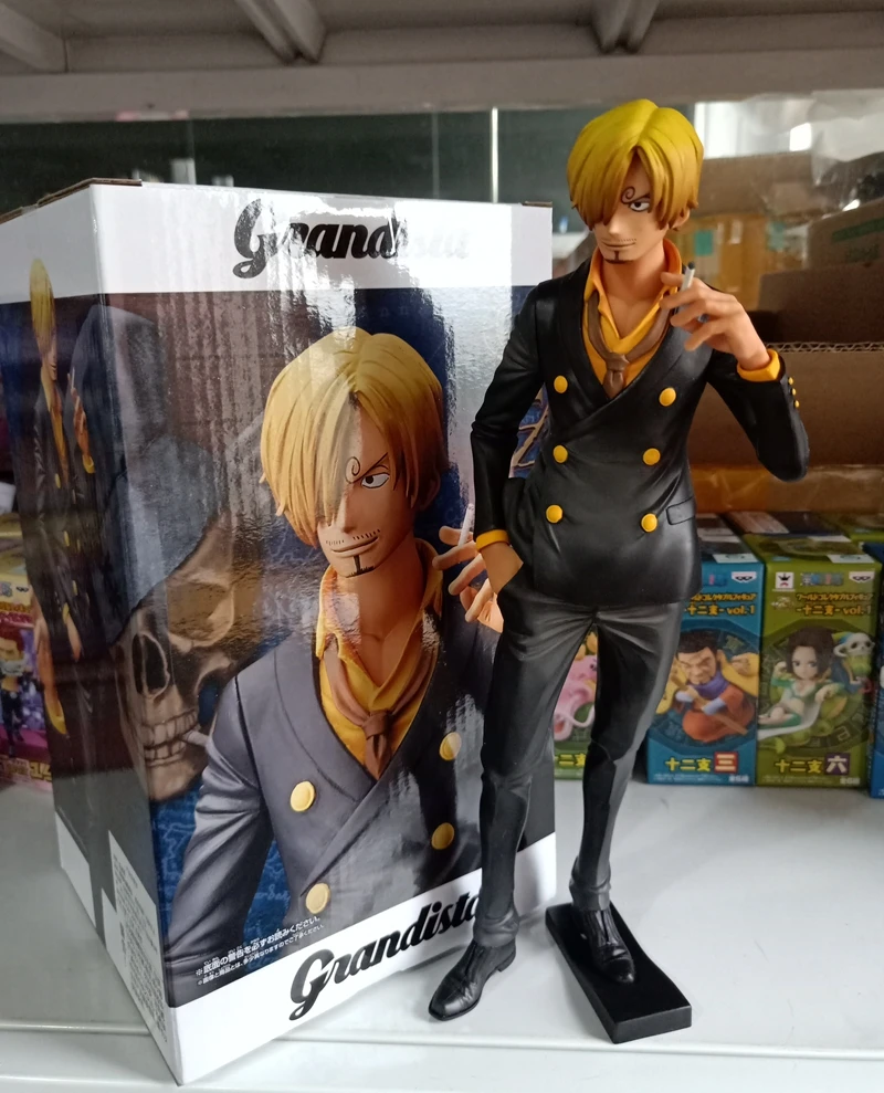 WSTXBD BANPRESTO оригинальный цельный OP Grandista ROS Sanji Luffy ПВХ фигурка игрушки Фигурки