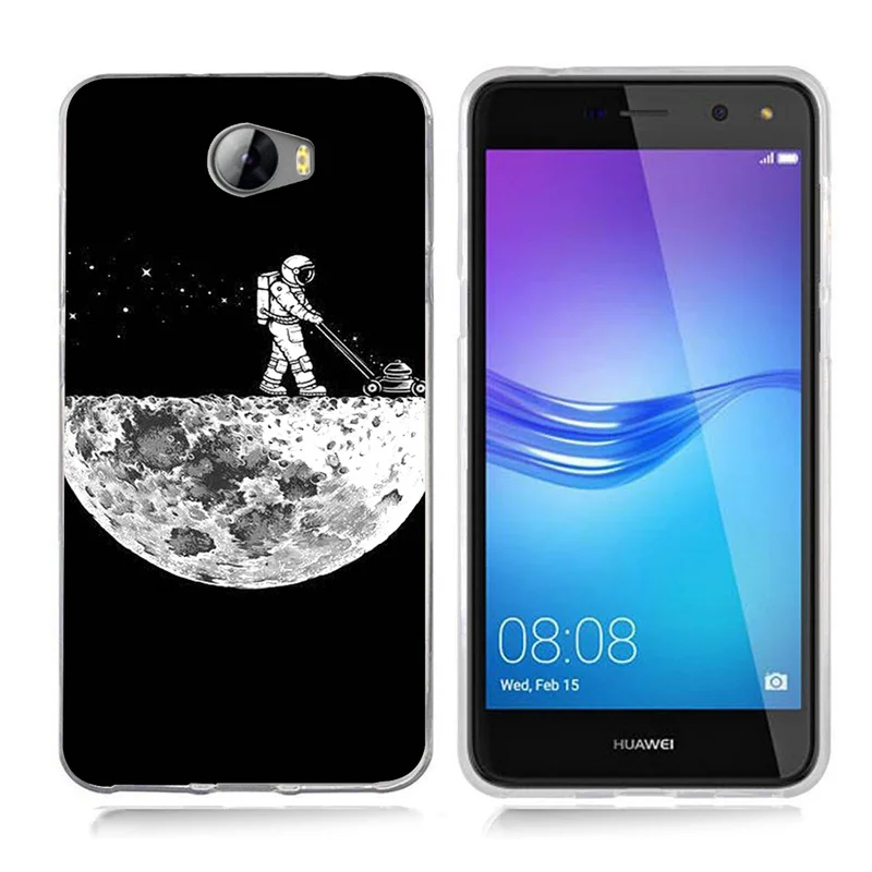Мягкий прозрачный чехол из ТПУ для телефона Huawei P9 Lite/P10 Lite Y5 ii Y5ii/5A LYO-L21/Y6 II Fundas