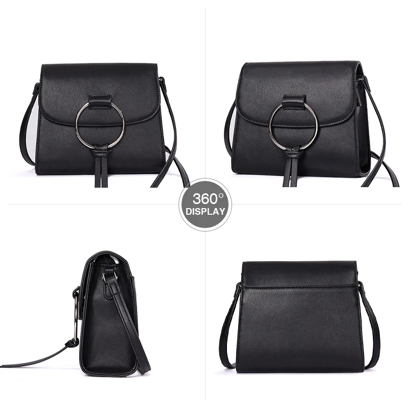 AJI Women Bag Fashion Messenger Flap Girls Casual Shoulder PU With Tassel New Design Dropshipping A5197 | Багаж и сумки