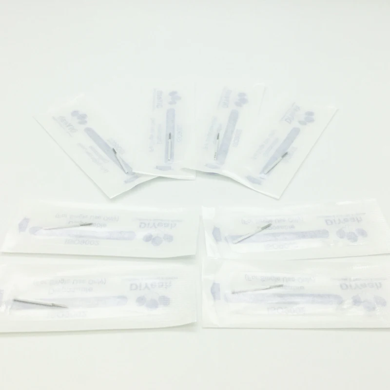 50 шт. 5 круглых игл для ручной ручки полуперманентный макияж ручная