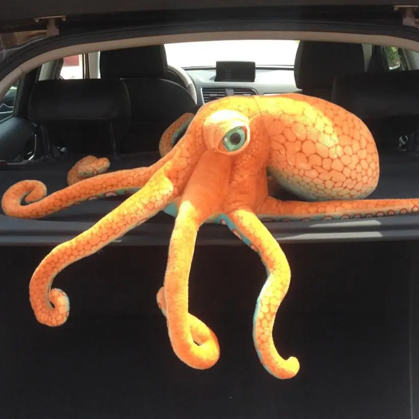 Реалистичные мягкие игрушки пол осьминог плюшевые куклы подушка для детей