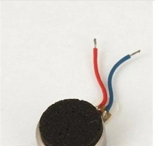 500pcs/lot 8mm diameter 3.4mm Thick Coin Vibrator Micro Motor Flat w/Leads Free shipping