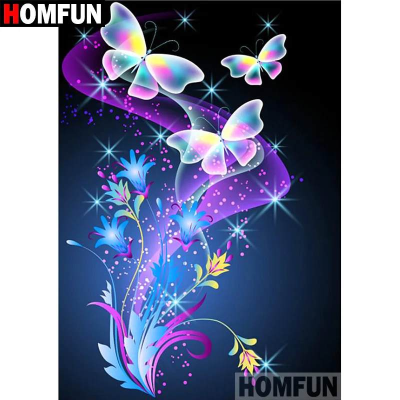 Алмазная 5D картина HOMFUN сделай сам полноразмерная/круглая вышивка крестиком
