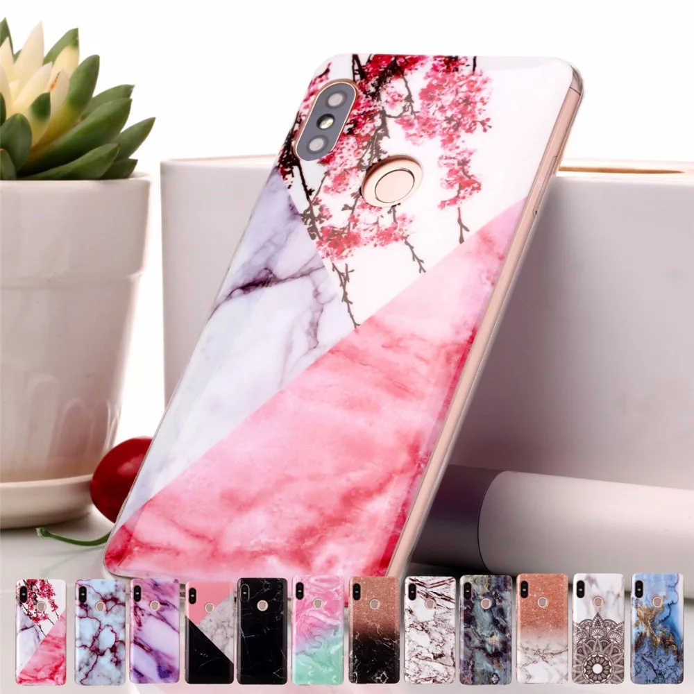Чехол Marbling из ТПУ для Xiaomi Redmi Note 5/Note 5 Pro Ультратонкий силиконовый чехол телефона