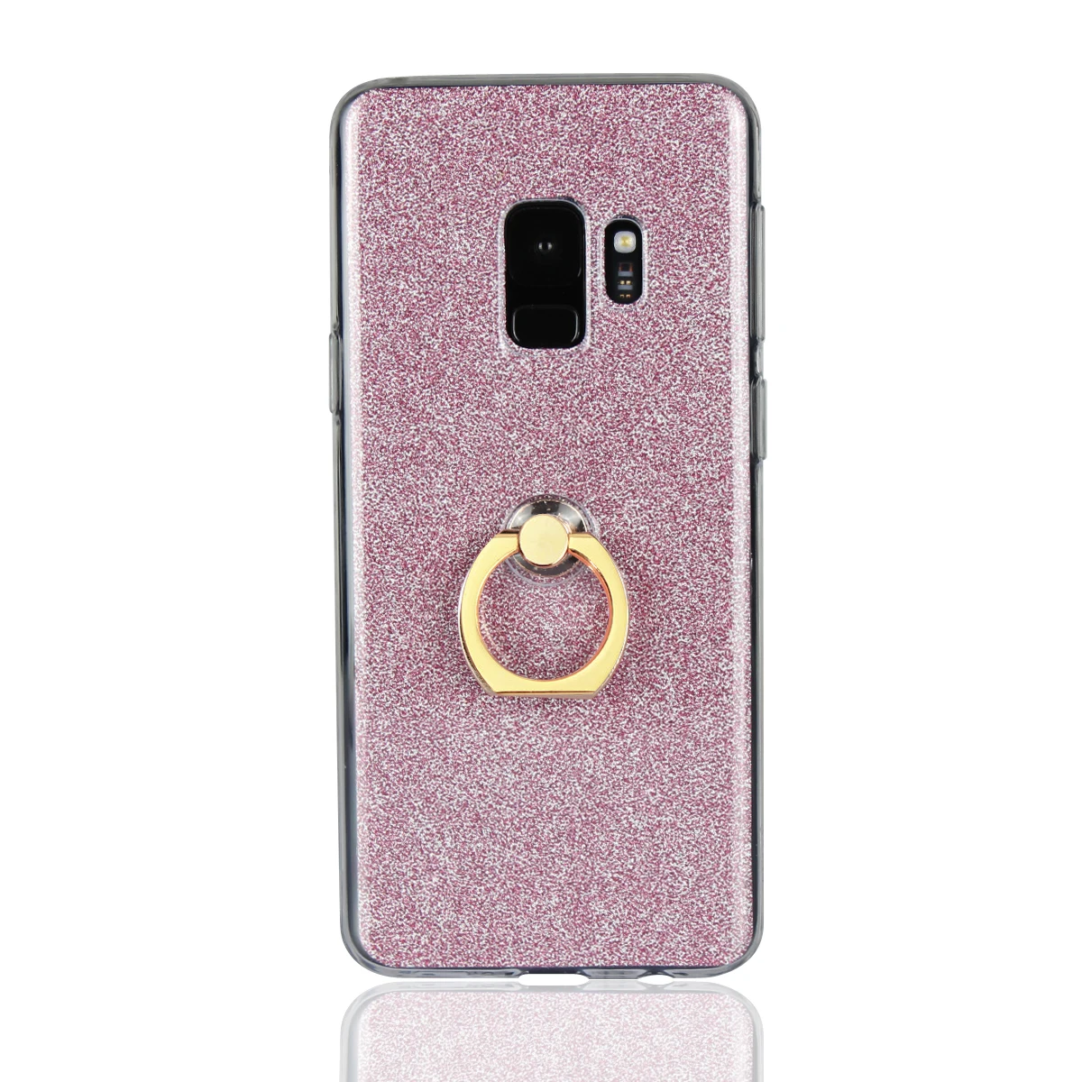 Для samsung Galaxy S9 плюс S8 S7 край S6 модные блестящие задняя крышка Кронштейн Тип чехол
