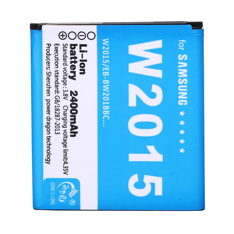 Новинка 100% внешний аккумулятор для телефона 2400 мАч Samsung SM W2015 Galaxy Golden 2