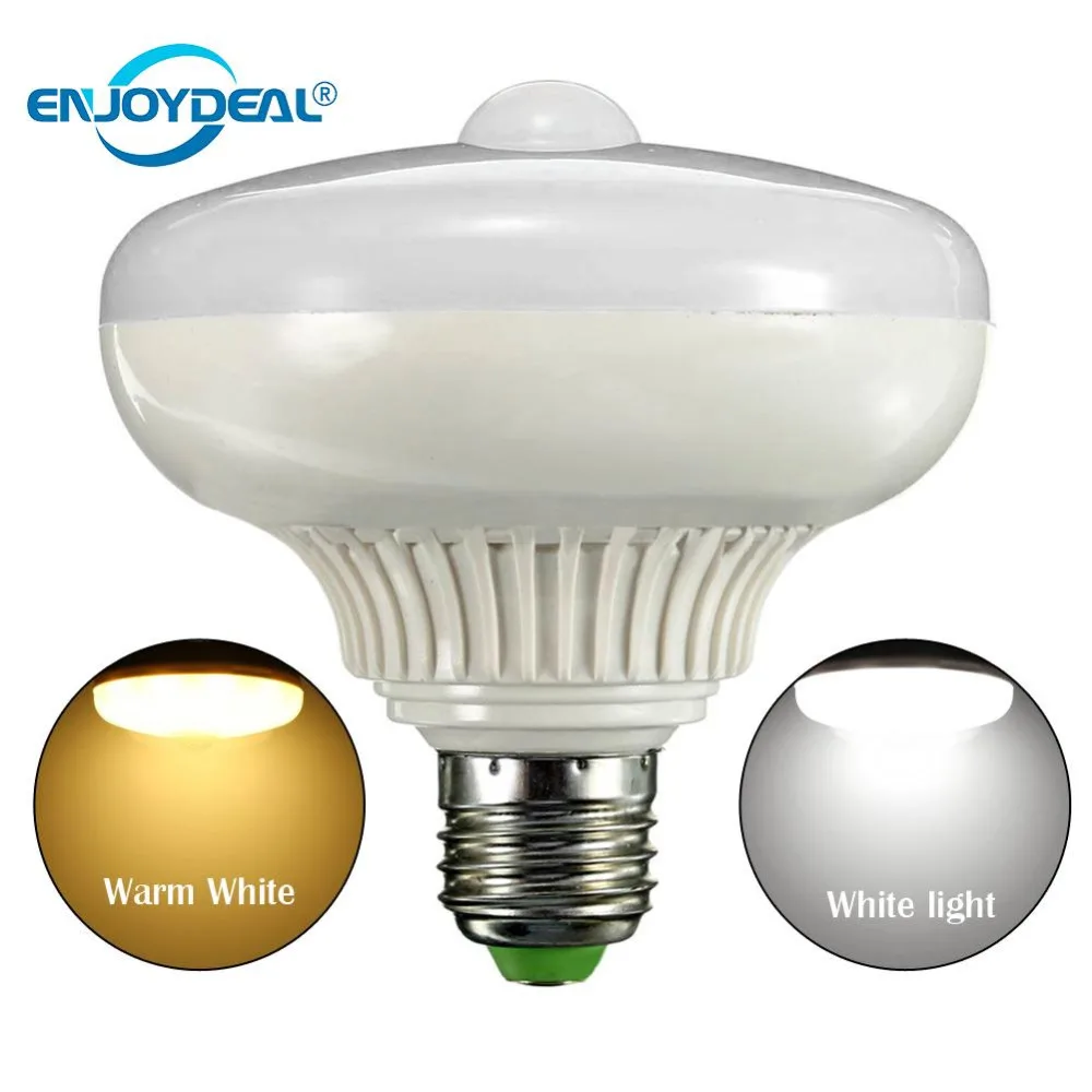 Горячая продажа длительный срок службы E27 12 Вт LED PIR датчик движения Авто