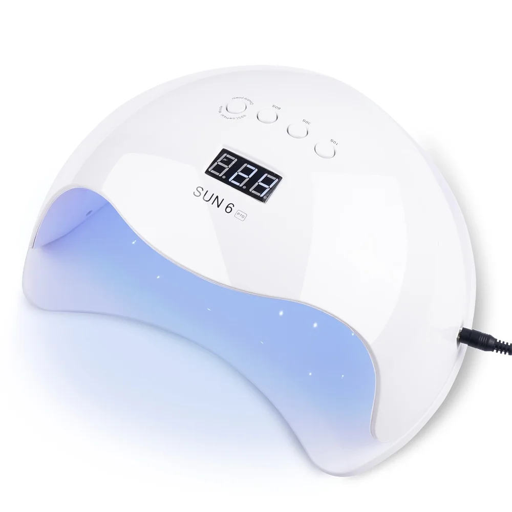 Светодиодный светильник Big SUN 6 Pro 80 Вт Сушилка для ногтей ЖК дисплей 36