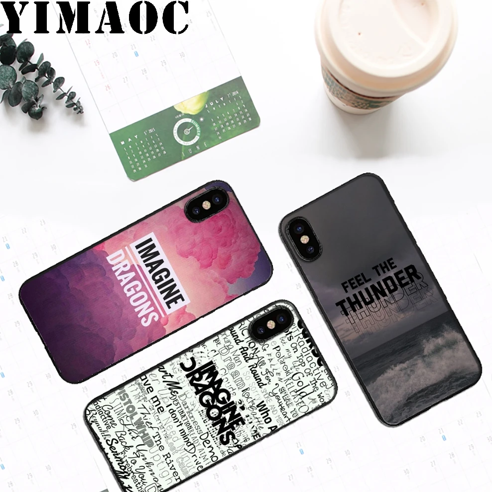 YIMAOC Imagine Dragons Soft Silicone Case for iPhone 11 Pro Xr Xs Max X or 10 8 7 6 6S Plus 5 5S SE |
