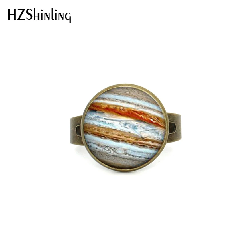 2017 Новый стиль Jupiter Planet кольцо старинная Бронза Круглый купол стеклянный