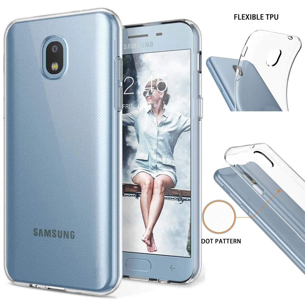 Ультратонкий Мягкий силиконовый чехол для Samsung Galaxy J3 2018/Eclipse 2/Orbit/achive/J3 V 3rd