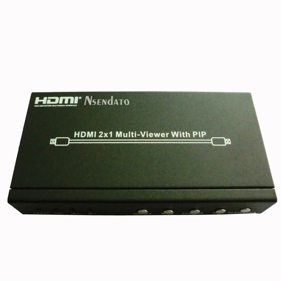 Мини 2 в 1 выход HDMI 3 сплиттер HD 1080P 2x1 Мульти просмотра с PIP адаптер питания