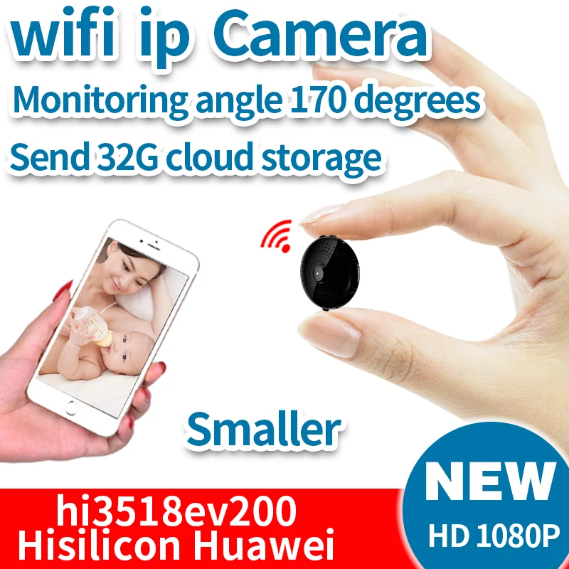 Full HD видео 1080 P DV мини камера DVR Wifi Беспроводная IP микрокамера с невидимым ночным